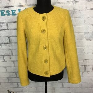 Focus 2000 Mustard Yellow Button-Up Blazer